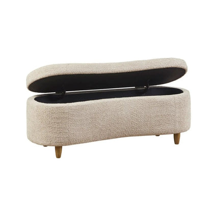 Flip Top Storage Bench With Soft Close Hinges