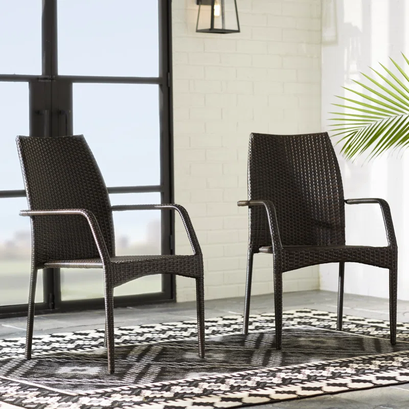 Outdoor Wicker Chairs And A Two Piece Patio Set