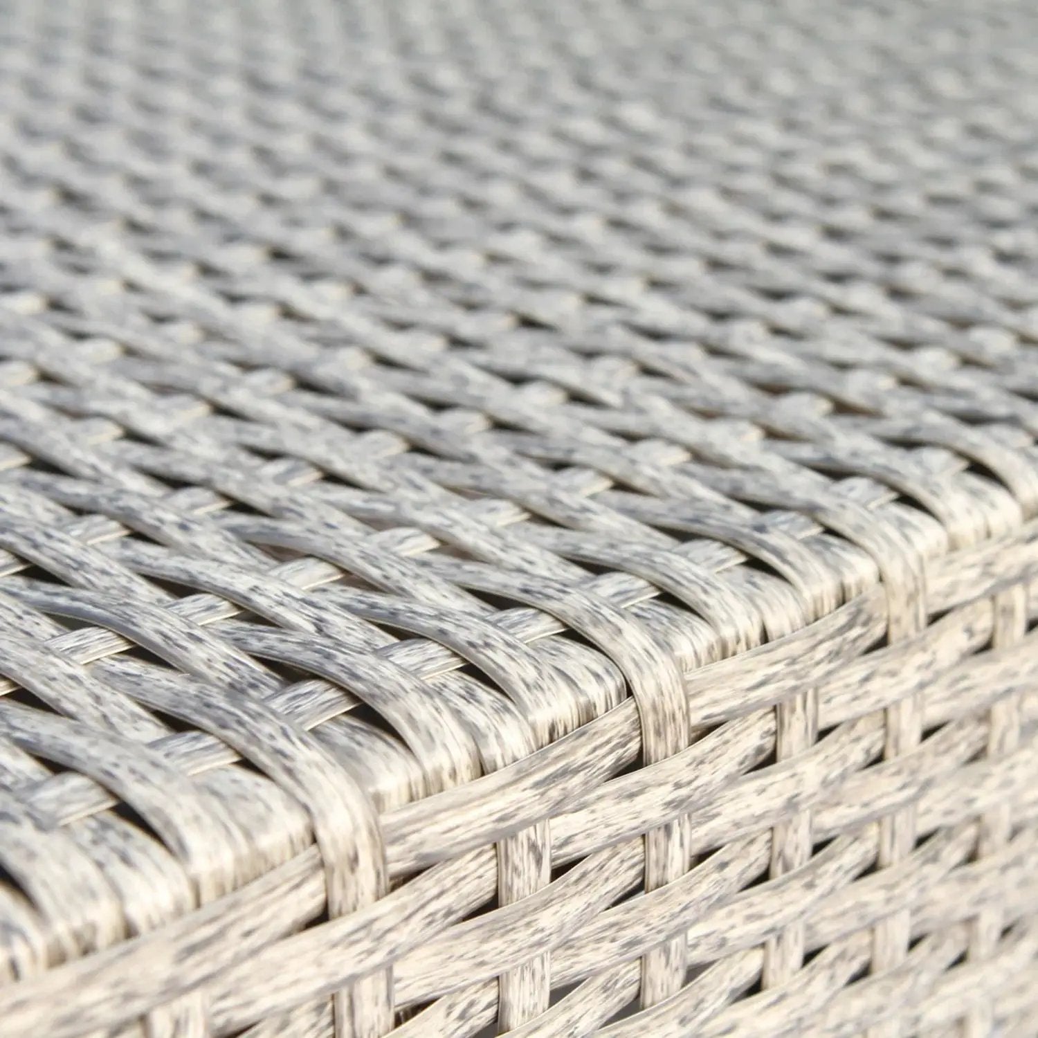 2-piece outdoor rattan sectional set in weathered gray wicker, by Unique Piece Furniture on Tampa Home & Garden Store