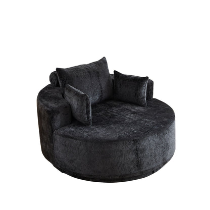 Modern Single Sofa and Swivel Sleeper Chair