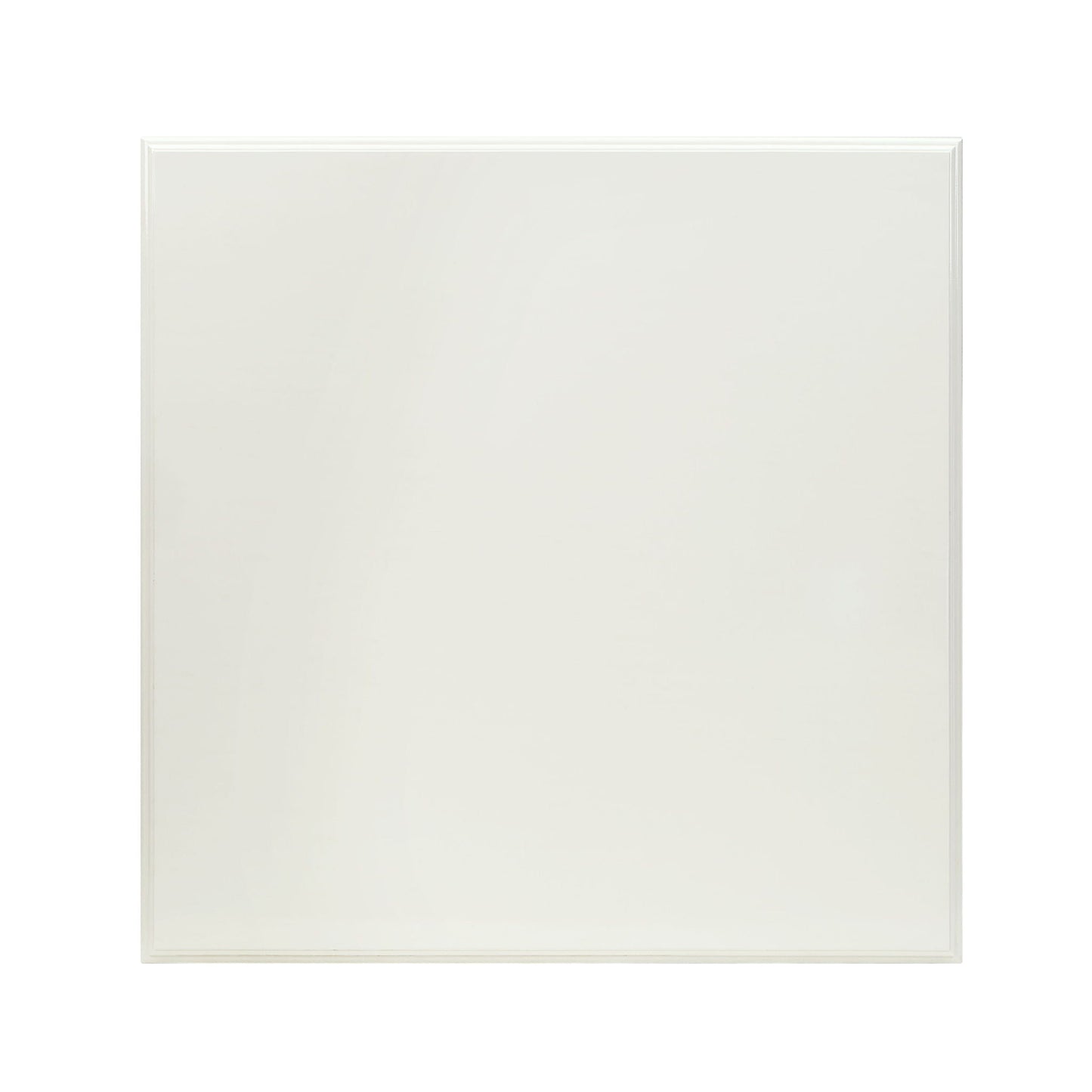 Adara Elegant White Coffee Table top with glossy finish and beveled edge on Tampa Home & Garden Store