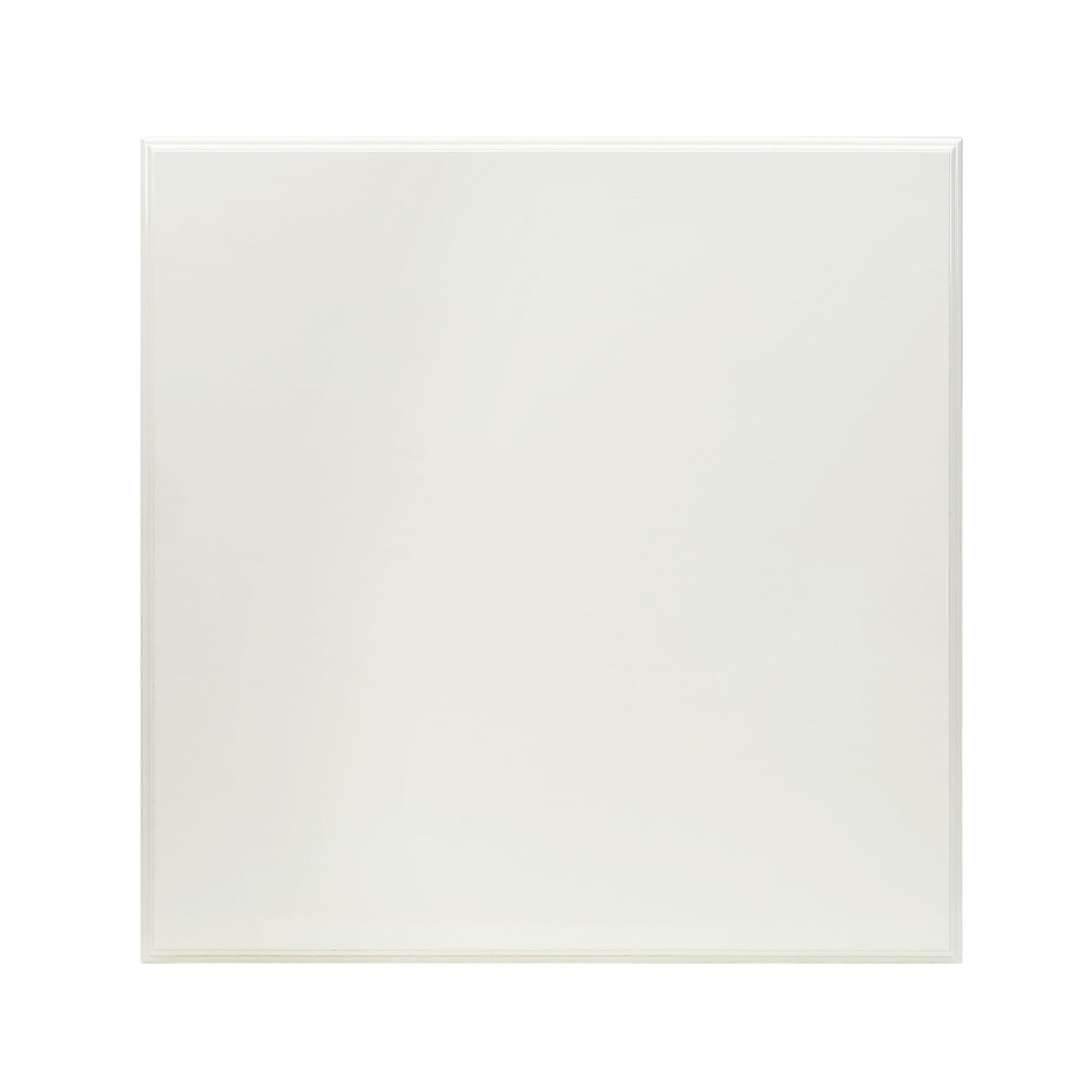 Adara Elegant White Coffee Table top with glossy finish and beveled edge on Tampa Home & Garden Store
