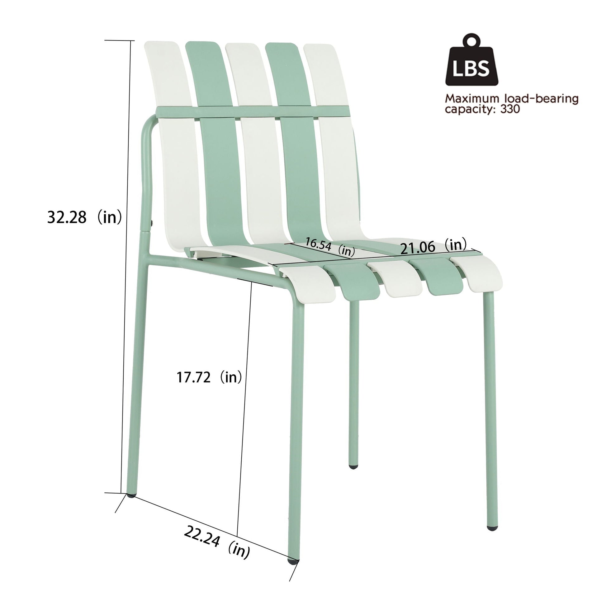4 Piece Set Of Modern Color Block Designed Single Chairs mint and white kids chair set on Tampa Home & Garden Store
