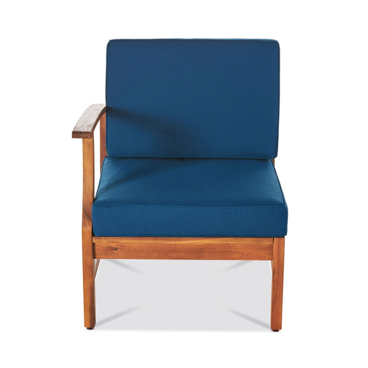the Perla Acacia Wood Patio Armchair for Outdoors