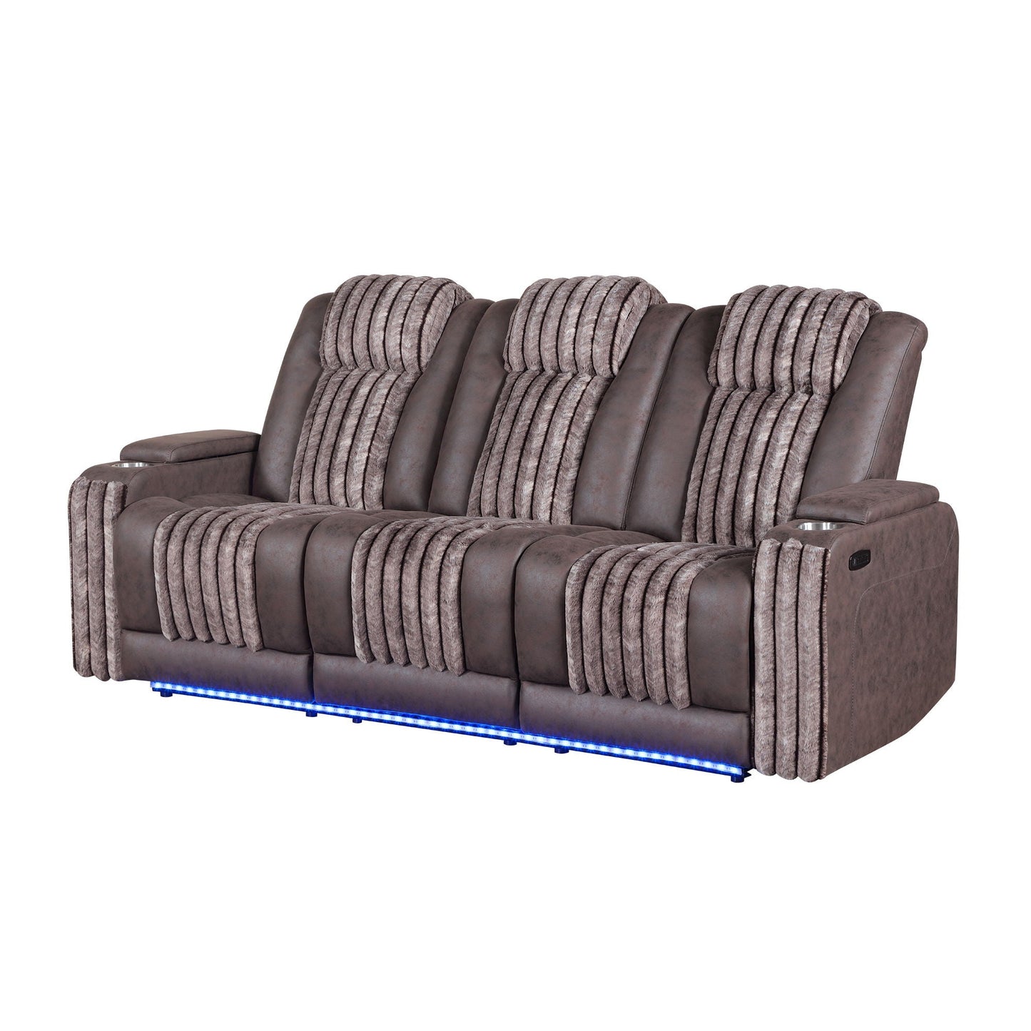 Duran Power Reclining Sofa and Drop Down Table
