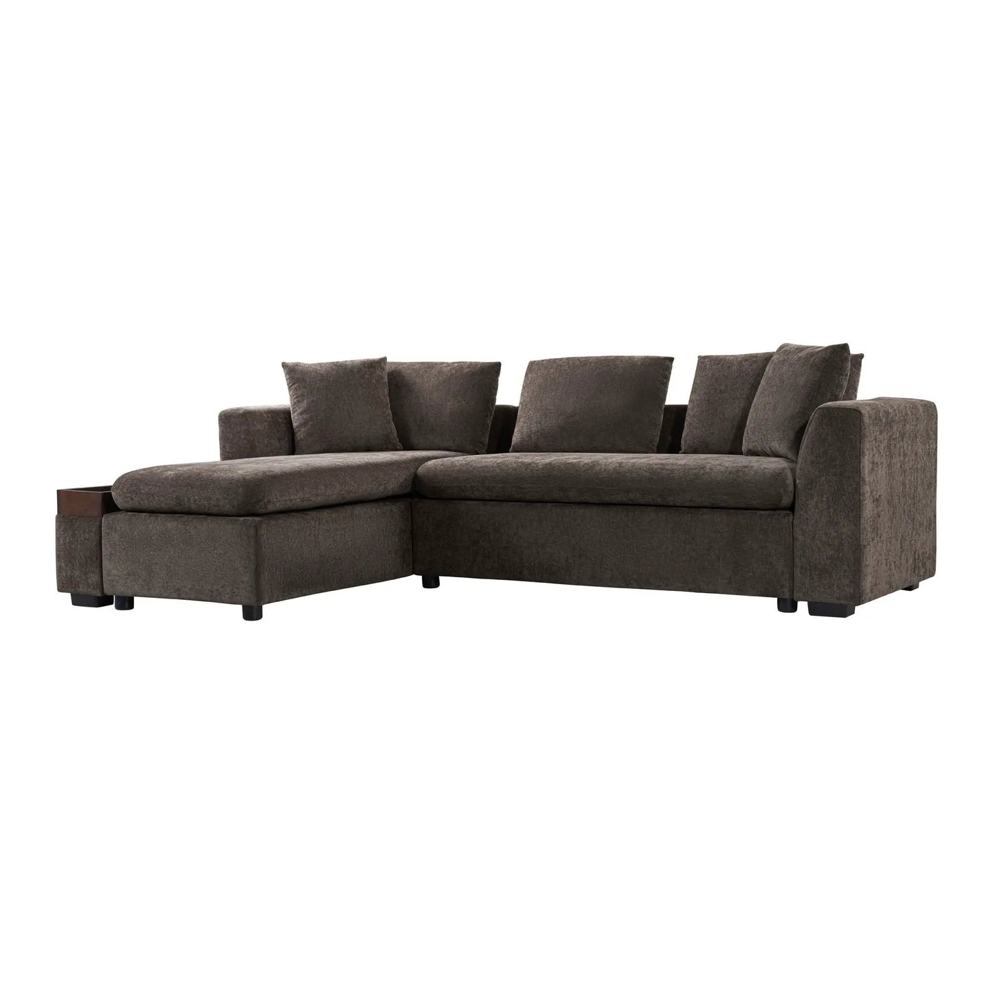 Modern L Shaped Sectional Sofa with Storage