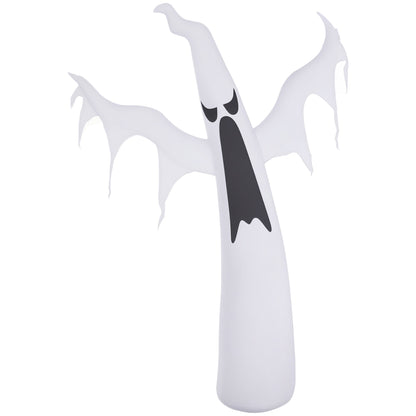 Halloween Ghost and the Large Yard Inflatable