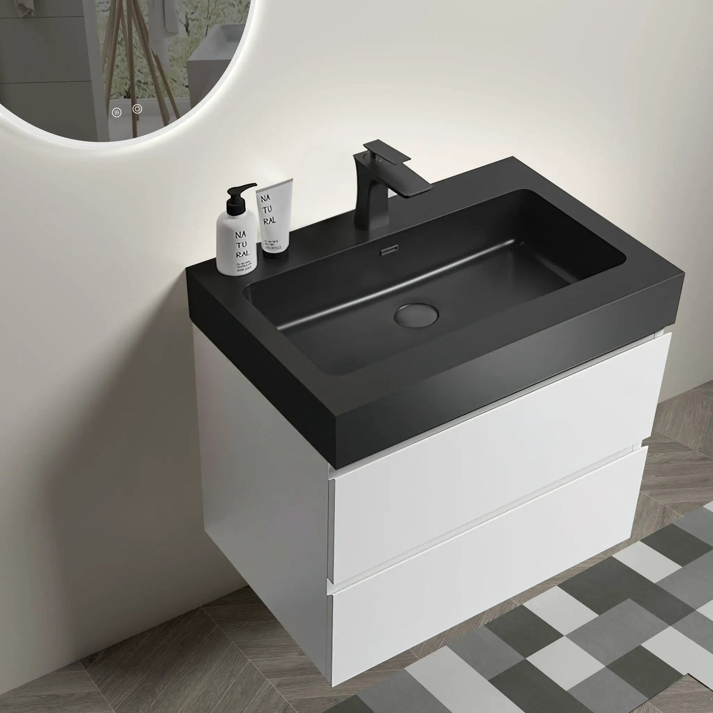 Alice Wall Mounted Floating Vanity With Sink