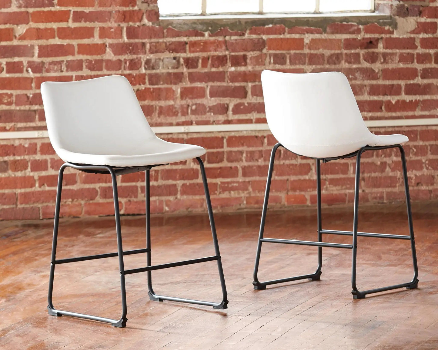 Centiar Upholstered Barstool Set of Two Dining