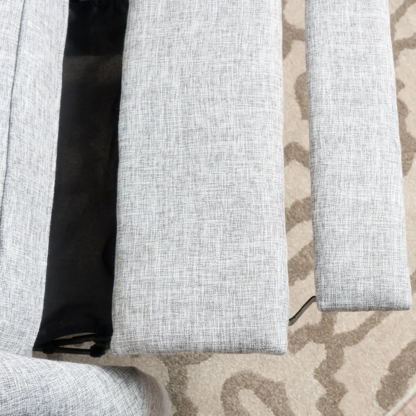 Westeros Wing Back Recliner in light gray fabric by Unique Piece Furniture on Tampa Home & Garden Store