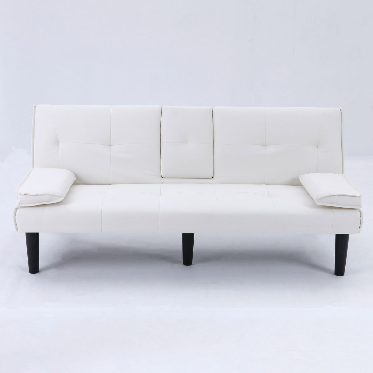 Compact Foldable Sofa Bed and Cup Holder