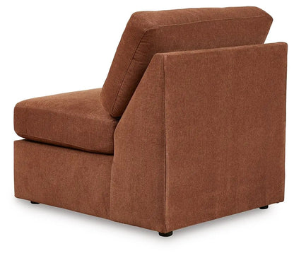 Modmax Sectional in spice fabric, brown-orange upholstery, stationary by Unique Piece Furniture on Tampa Home & Garden Store