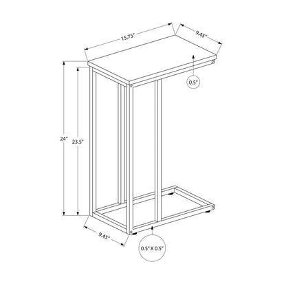 Accent Table C Shaped End Table Space Saving