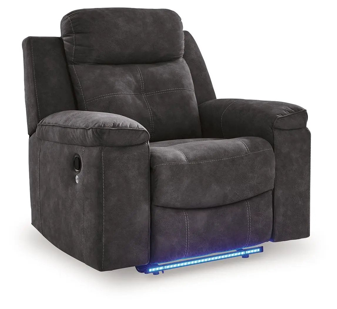 Brysonview Zero Wall Recliner in charcoal upholstery by Unique Piece Furniture on Tampa Home & Garden Store