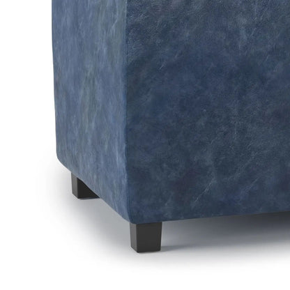 Avalon Upholstered Storage Ottoman With Trays