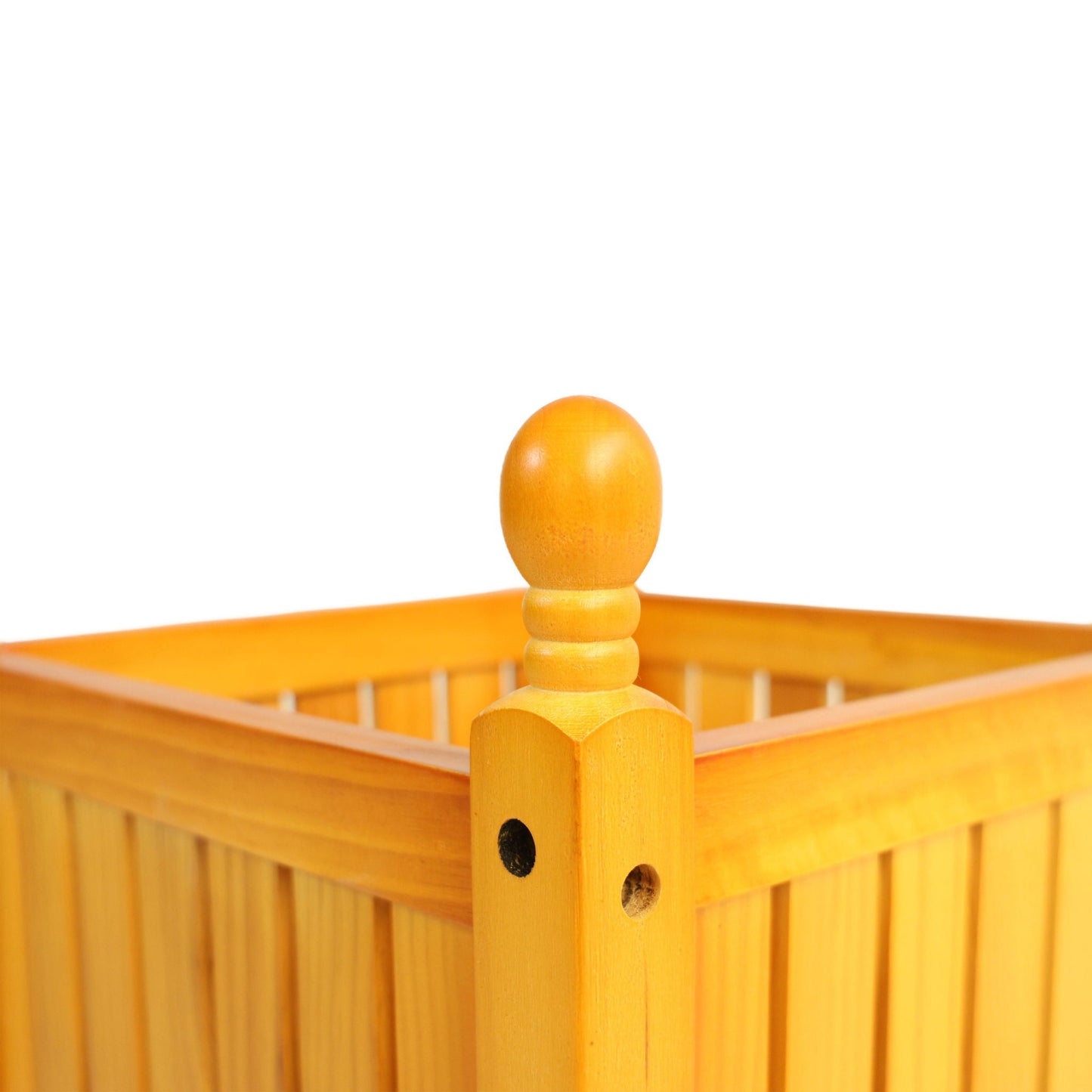 Square Teak Outdoor Flower and Herb Planter
