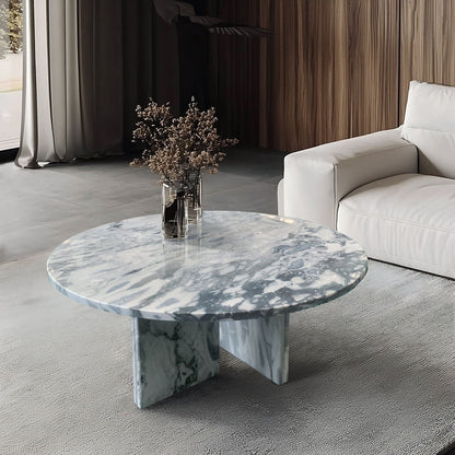 Luxury Marble Coffee Table With Unique Veining