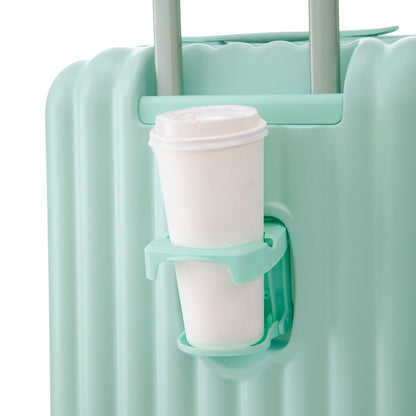 3-piece mint green spinner luggage set with cup holder on carry handle on Tampa Home & Garden Store