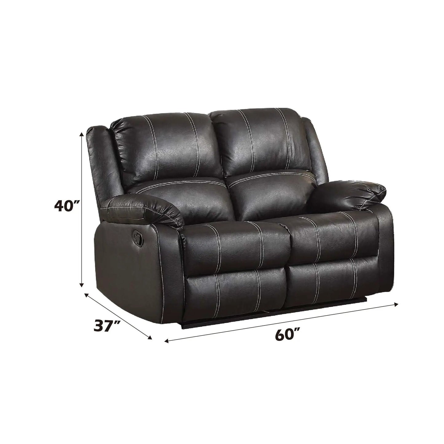 Zuriel Recliner Loveseat with Modern Comfort