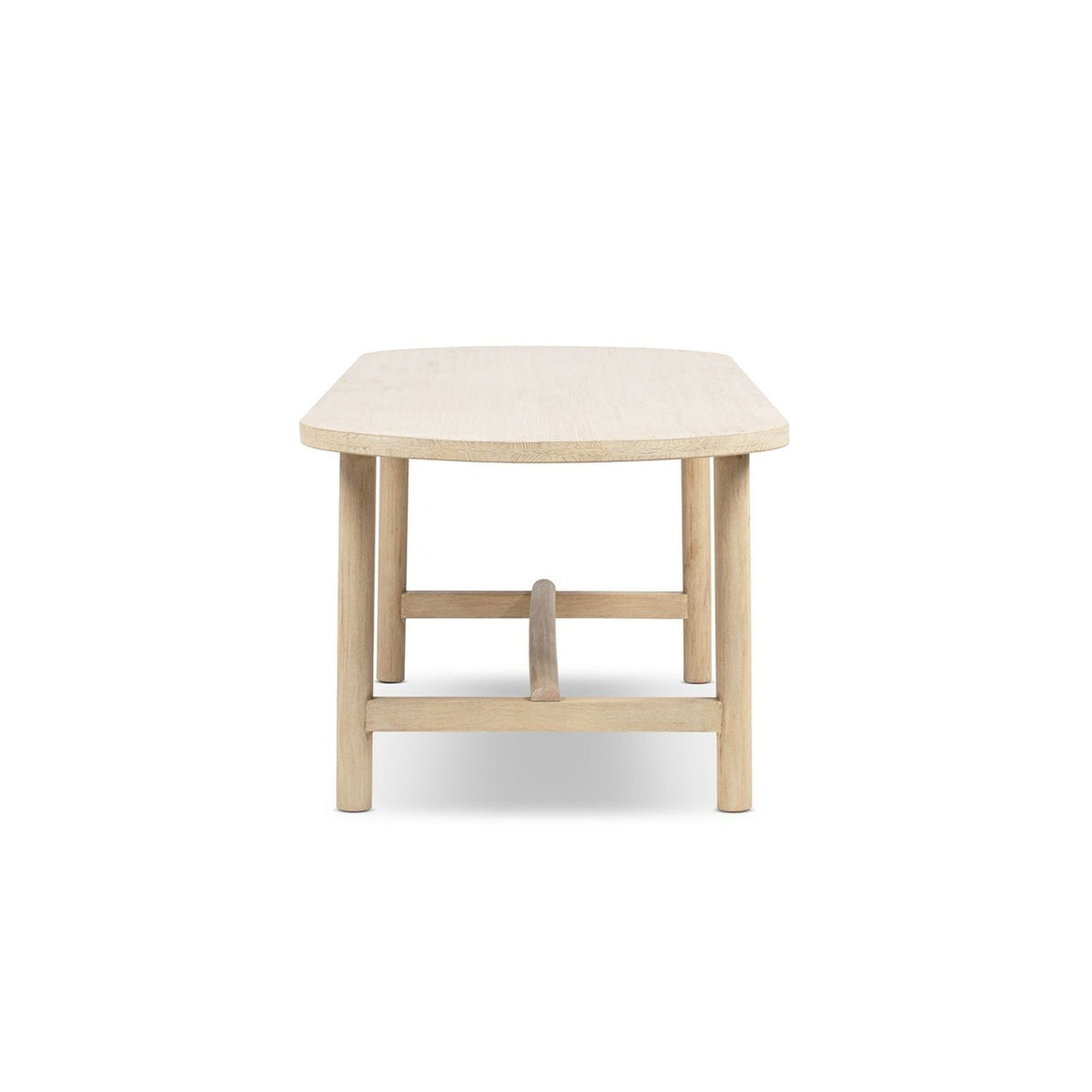 8-Seat Oval Dining Table reclaimed pine natural finish by HouseOfZazla on Tampa Home & Garden Store