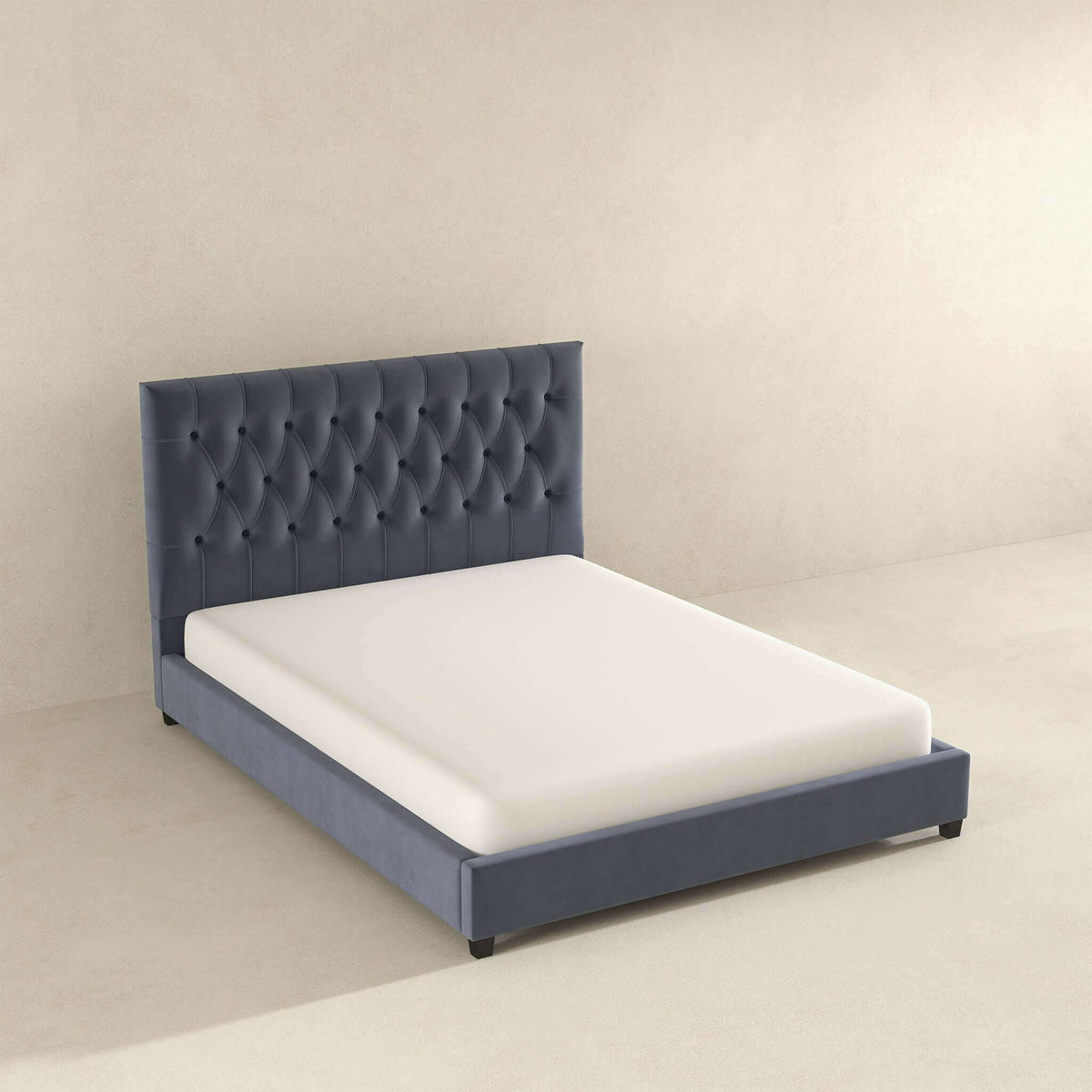 Mid Century Modern and Upholstered Platform Bed