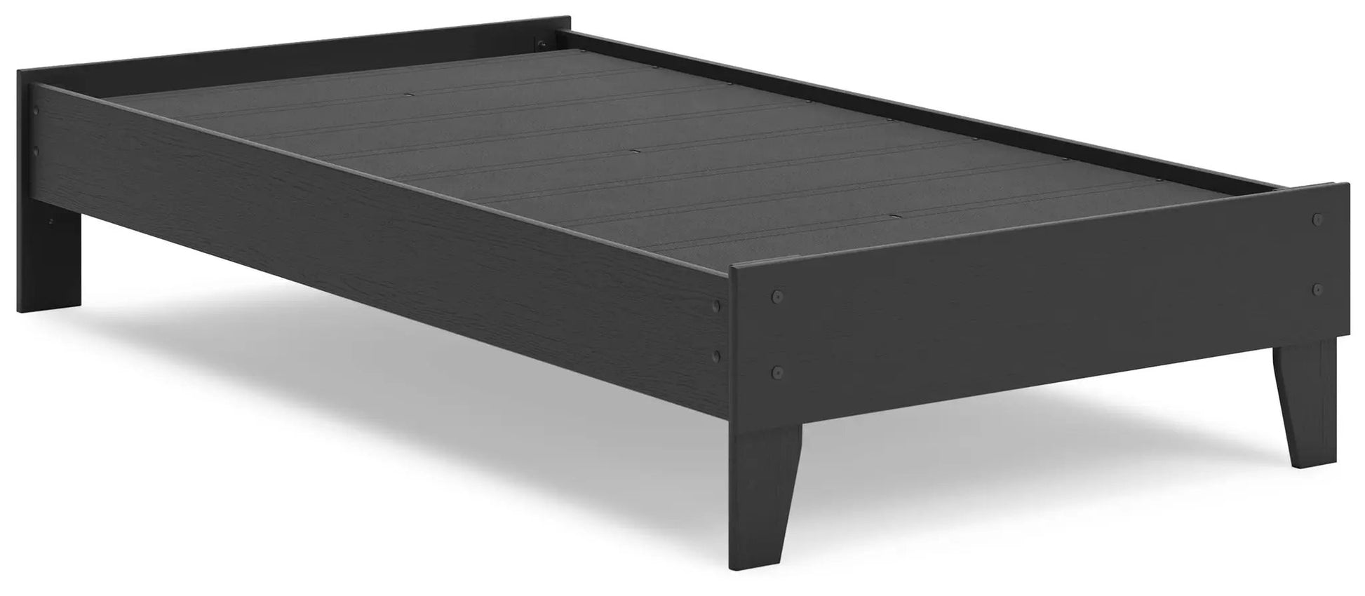 Socalle platform bed dark charcoal wood frame by Unique Piece Furniture on Tampa Home & Garden Store