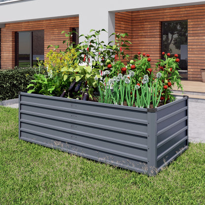 Sturdy Outdoor Garden Bed and Coated Steel Frame