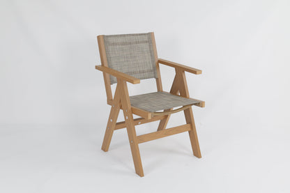 2 Piece Hips Outdoor Dining Chairs for Patio