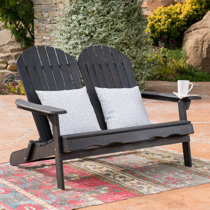 Adirondack Rocking Loveseat For Patio And Garden