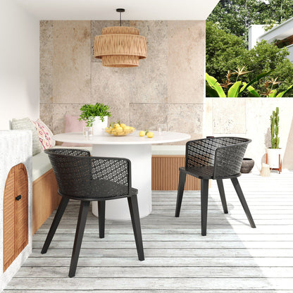 Milan Outdoor Dining Chair Set for Home and Yard