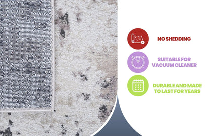 Payas Abstract Area Rug With Neutral Palette