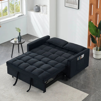 Sofa Bed With Pockets 3 In 1 Convertible