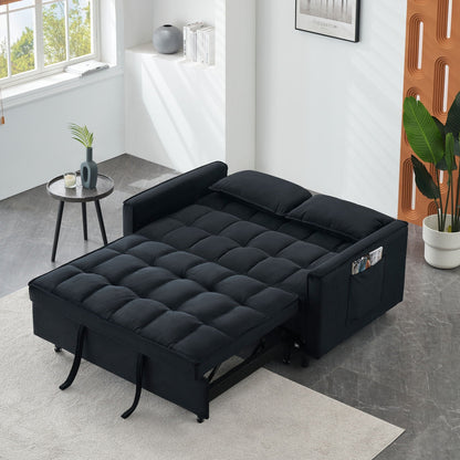 Large 3 In 1 Sofa Bed and Velvet Living Room