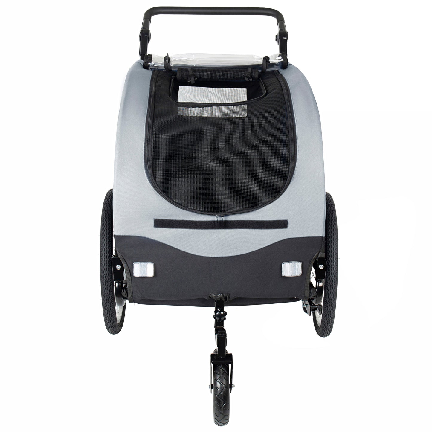 2-in-1 Bike Trailer & Pet Stroller HouseOfZazla gray/black for dogs up to 110lbs on Tampa Home & Garden Store
