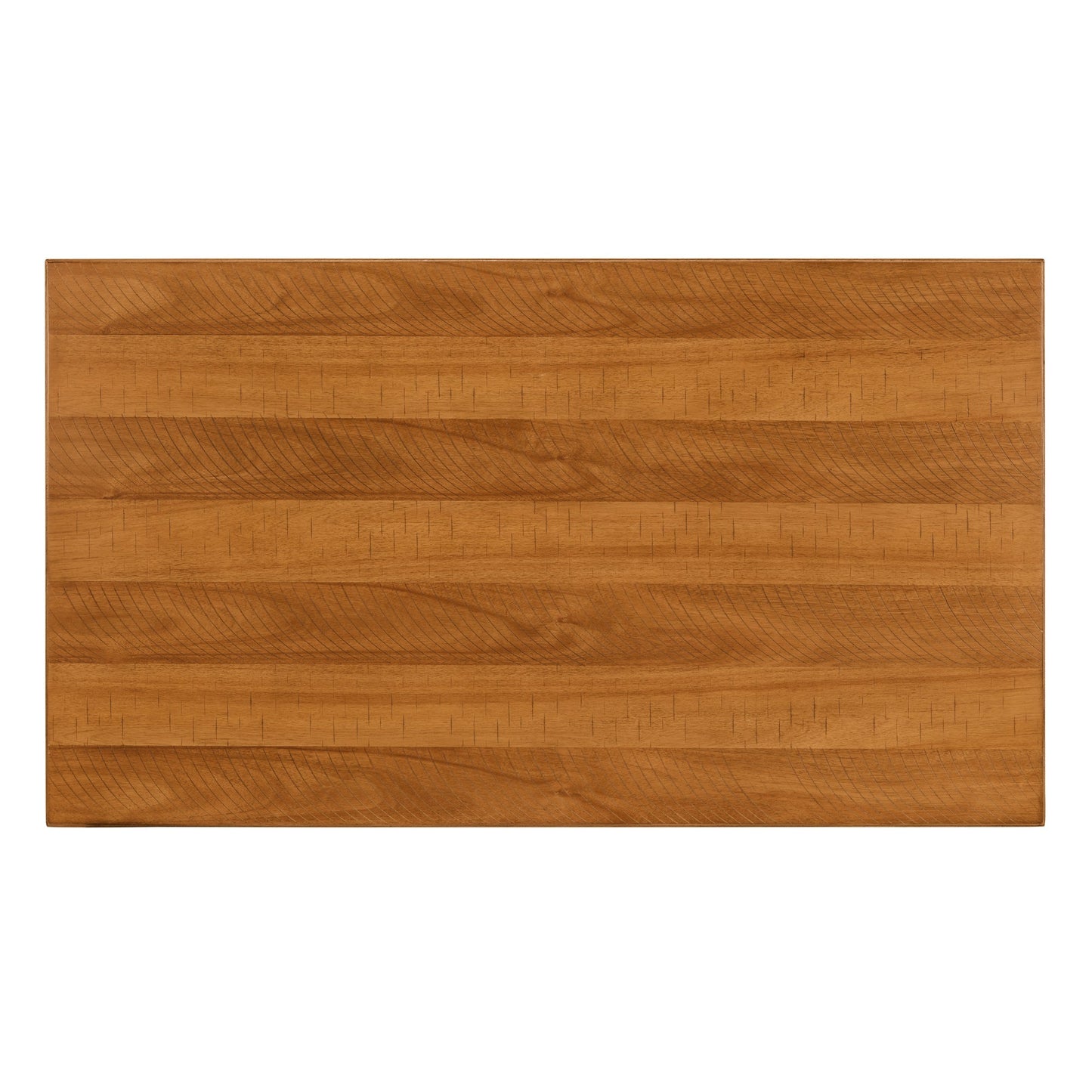 Rectangular wooden coffee table in warm honey oak with pronounced grain texture on Tampa Home & Garden Store