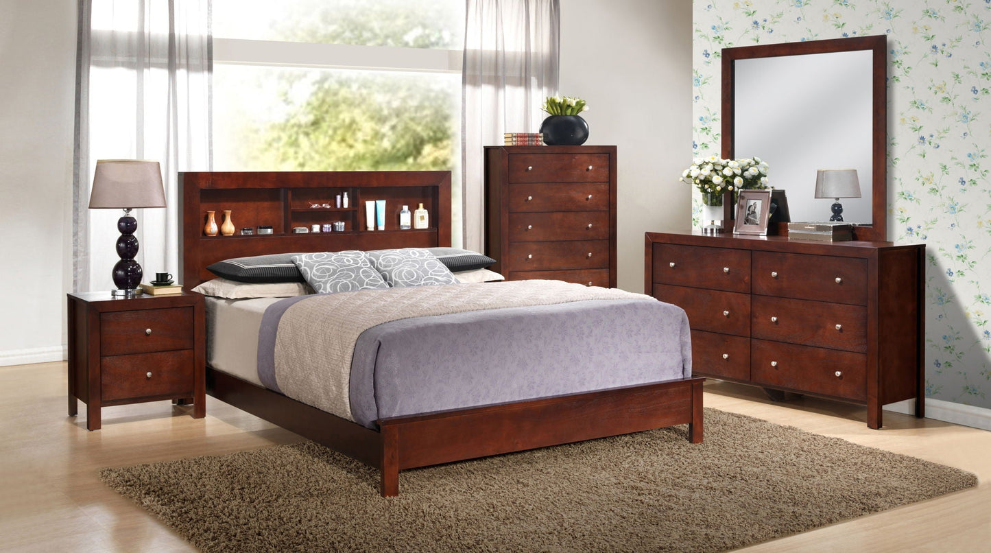 Stylish and Transitional Wooden Bed Frame