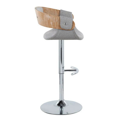 Elisa Mid Century Modern Barstool Swivel Set of 2