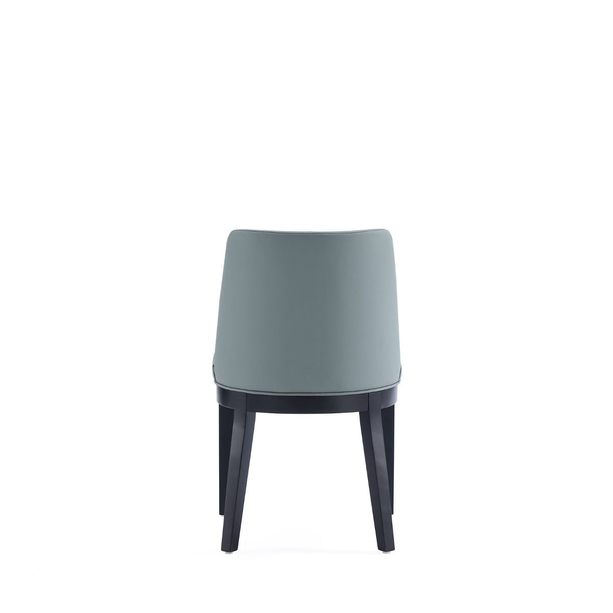 Upholstered dining chair, gray fabric with solid beech frame and dark legs, HouseOfZazla on Tampa Home & Garden Store
