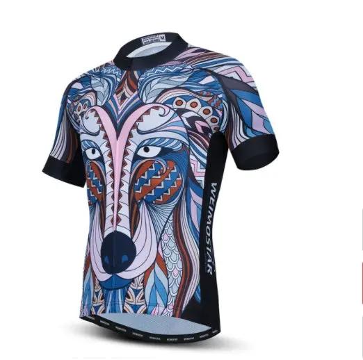 Cycling Jersey Men Lion 3D Breathable Top