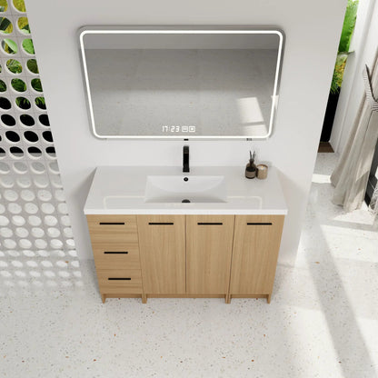 Floating Bathroom Vanity Sink and Modular Cabinet