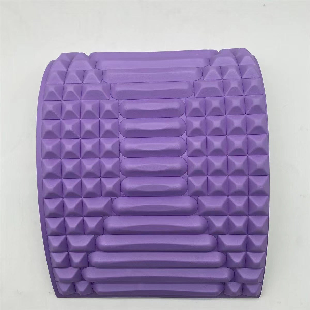 Back stretcher pillow purple with raised nodules and lumbar massager on Tampa Home & Garden Store