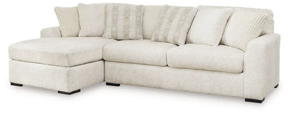 Chessington beige fabric stationary sectional sofa by Unique Piece Furniture with chaise on Tampa Home & Garden Store