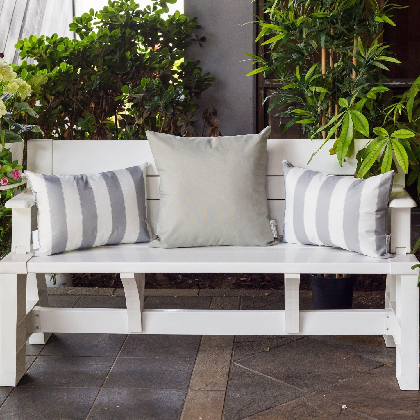 Horizon Stripe Pillow For Indoor And Outdoor Use