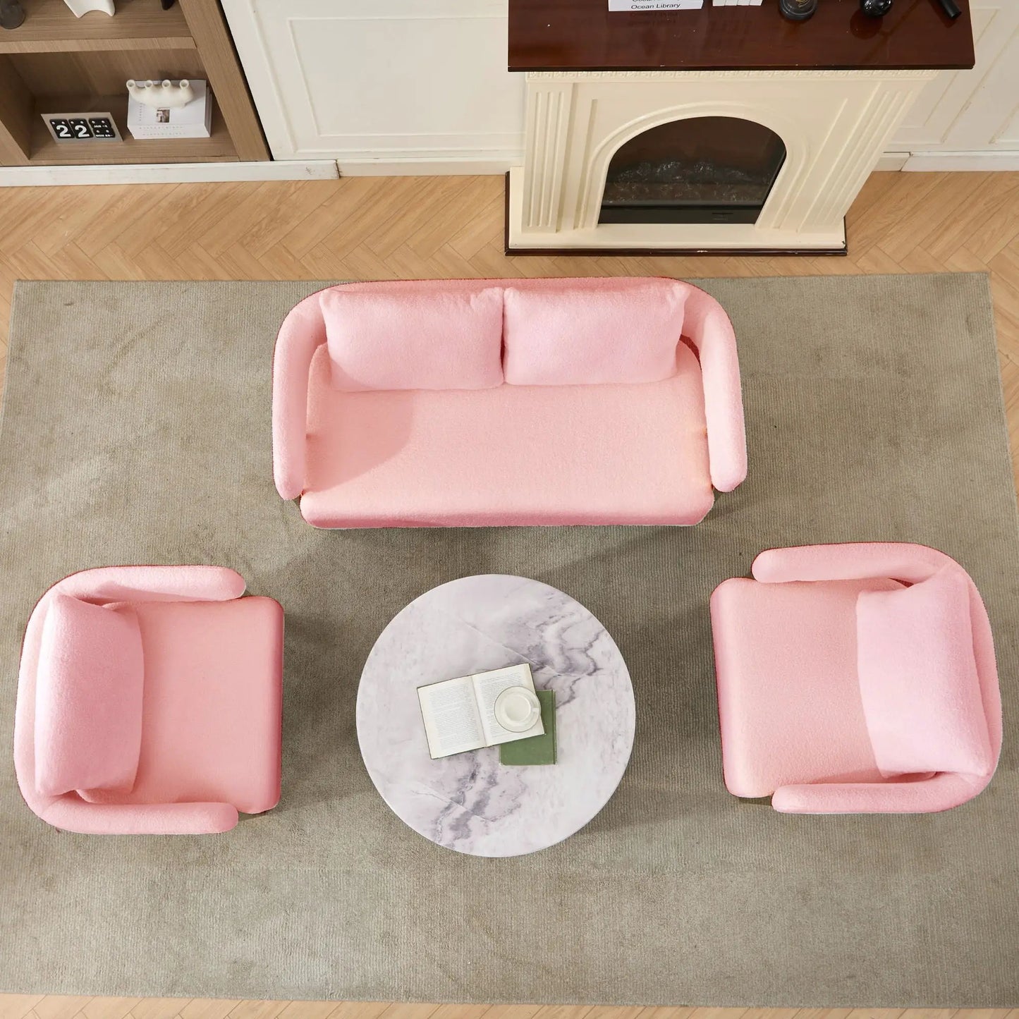 Decorative Upholstered Side Chair for Living Room