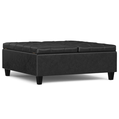 Harrison Upholstered Coffee Table Storage Ottoman