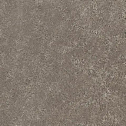 Amuleto Sectional stationary leather upholstery in taupe brown close-up texture on Tampa Home & Garden Store