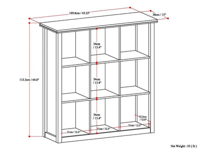 Artisan Cube Storage Cabinet Solid Wood Unit