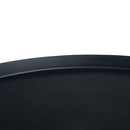 Monet Black Metal Nesting Tables by HouseOfZazla, sleek black metal living room tables on Tampa Home & Garden Store