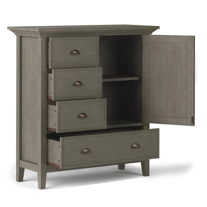Redmond Handcrafted Solid Wood Storage Cabinet
