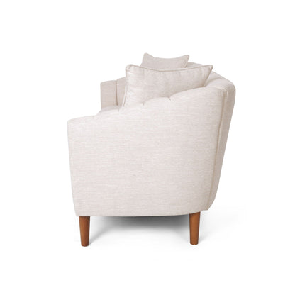 Contemporary Three Seater Sofa with Button Stitch